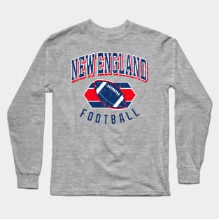 Vintage New England Football Long Sleeve T-Shirt